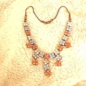 Vintage Czechoslovakian Pastel Glass Necklace